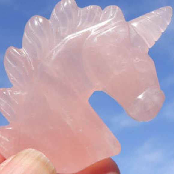 Other - Rose Quartz Stone Crystal Unicorn